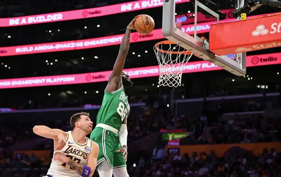 NBA新聞│塞爾提克111-89橫掃湖人 布朗普理查德合轟62分主宰比賽