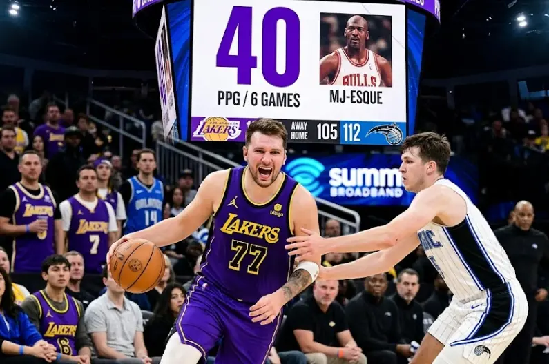 盧卡·唐西奇創造歷史紀錄!客場六戰場均40分比肩喬丹 湖人強勢挺進季後賽